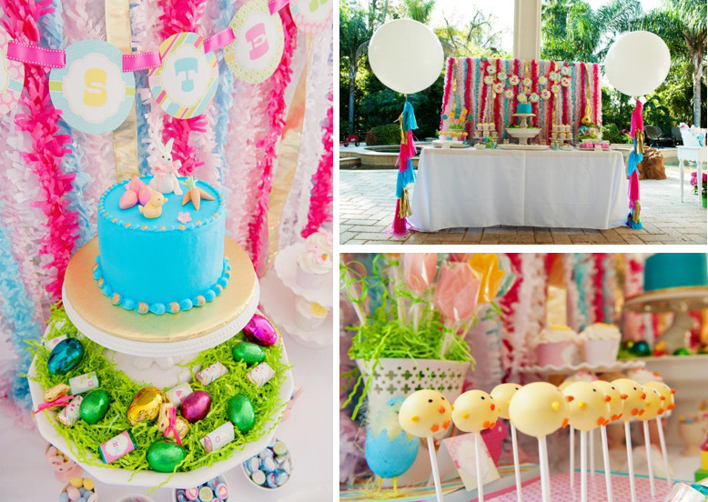 Party Ideas For Easter
 Kara s Party Ideas Classic Pastel Boy Girl Easter Bunny