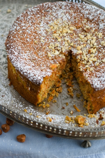 Passover Carrot Cake
 WITH RECIPE A beautiful flourless dessert fit for