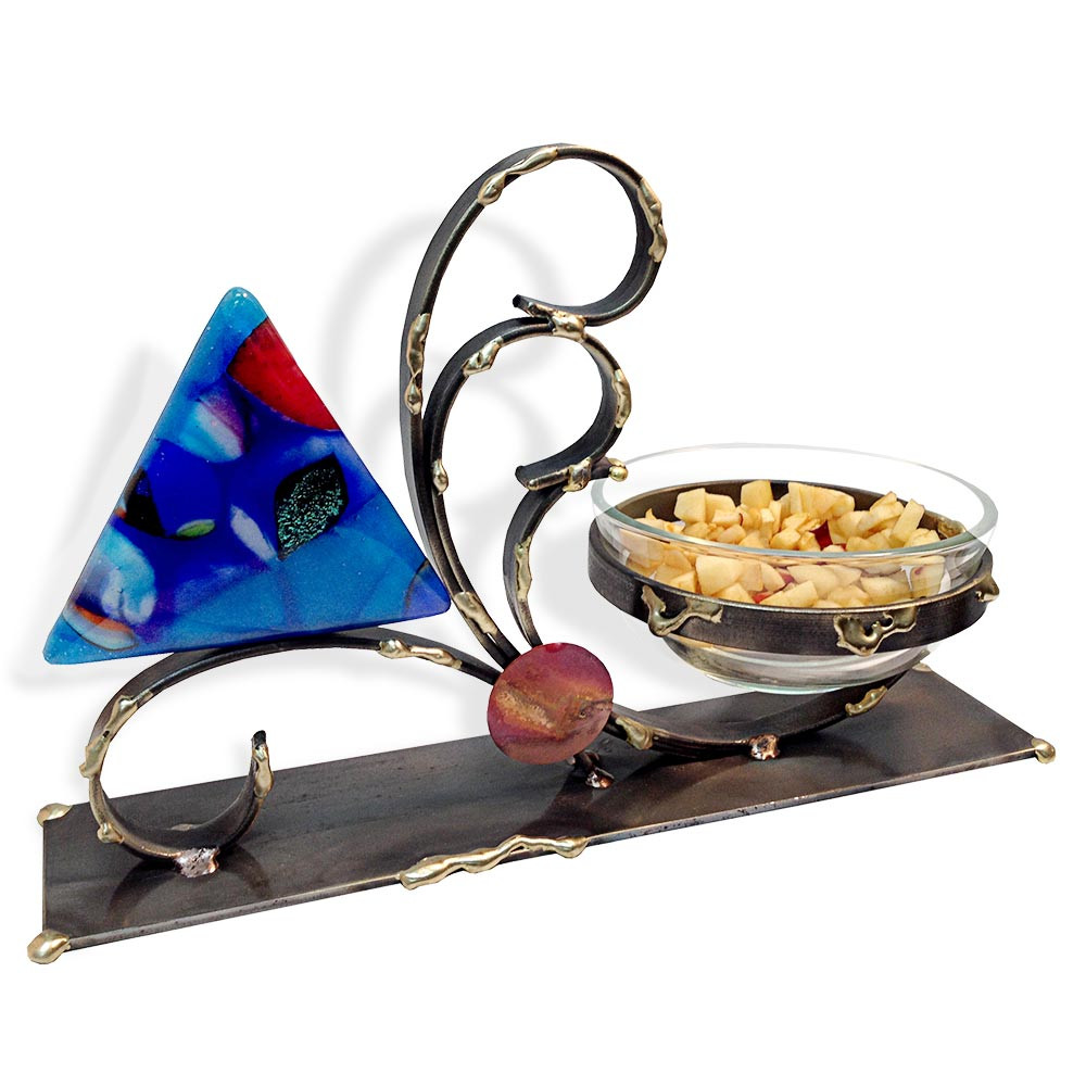 Passover Gift Ideas
 Jewish Passover Gifts Sculpted Metal Glass Passover Dish