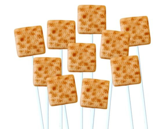 Passover Hostess Gift
 Passover Matzoh Lollipops the perfect Passover hostess