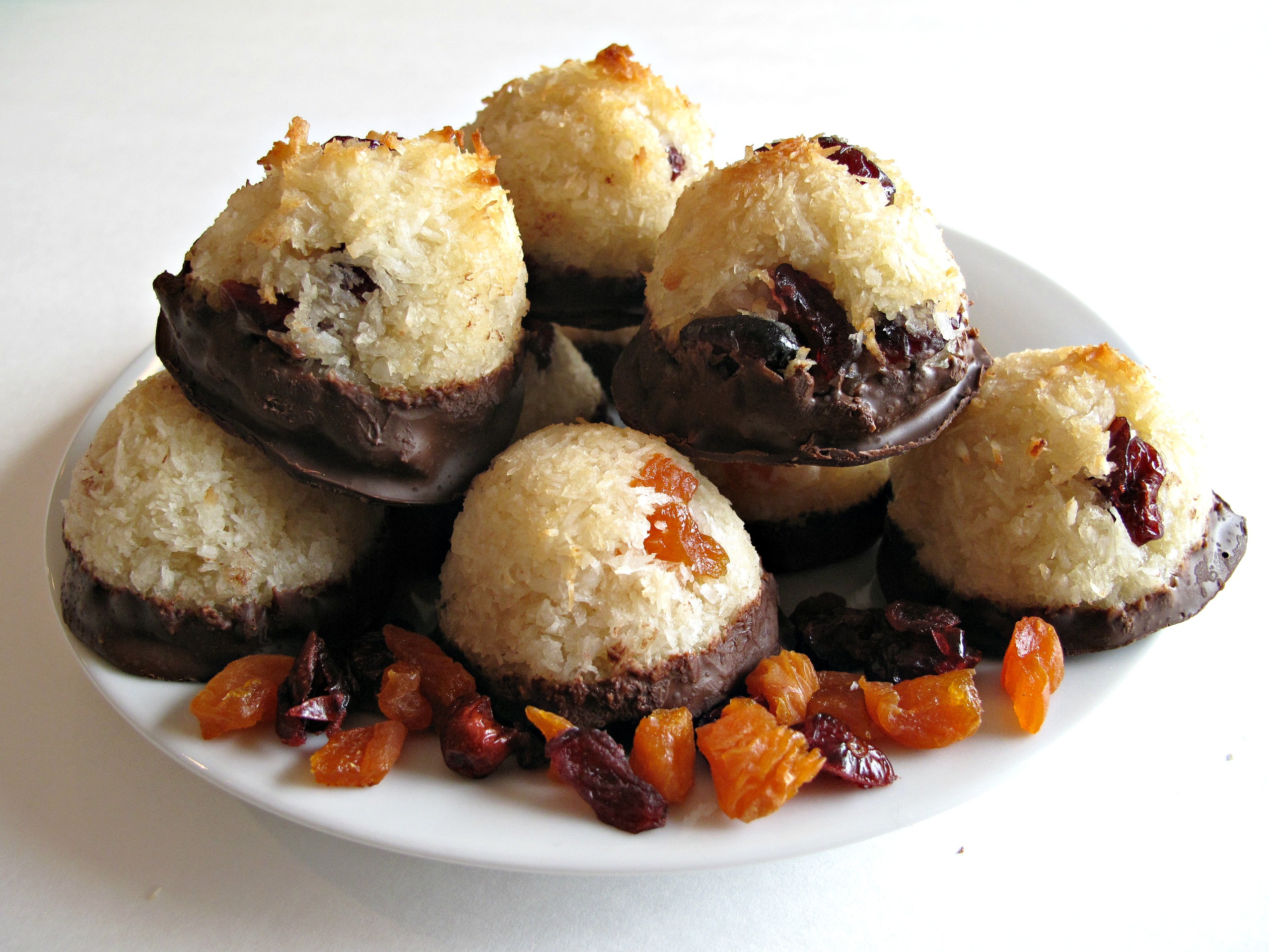 Passover Macaroon Recipe
 Apricot and Cranberry Macaroons Gluten Free and Kosher