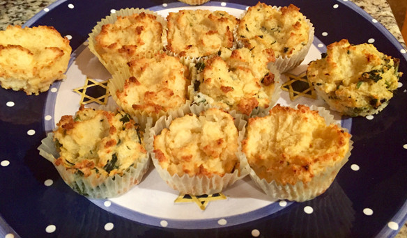 Passover Muffin Recipe
 Recipe Potato Cauliflower and Spinach Kugel Muffins