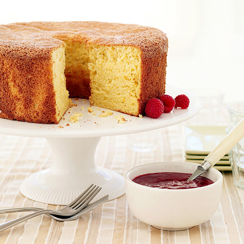 Passover Sponge Cake Recipe
 Orange Passover Sponge Cake with Raspberry Sauce