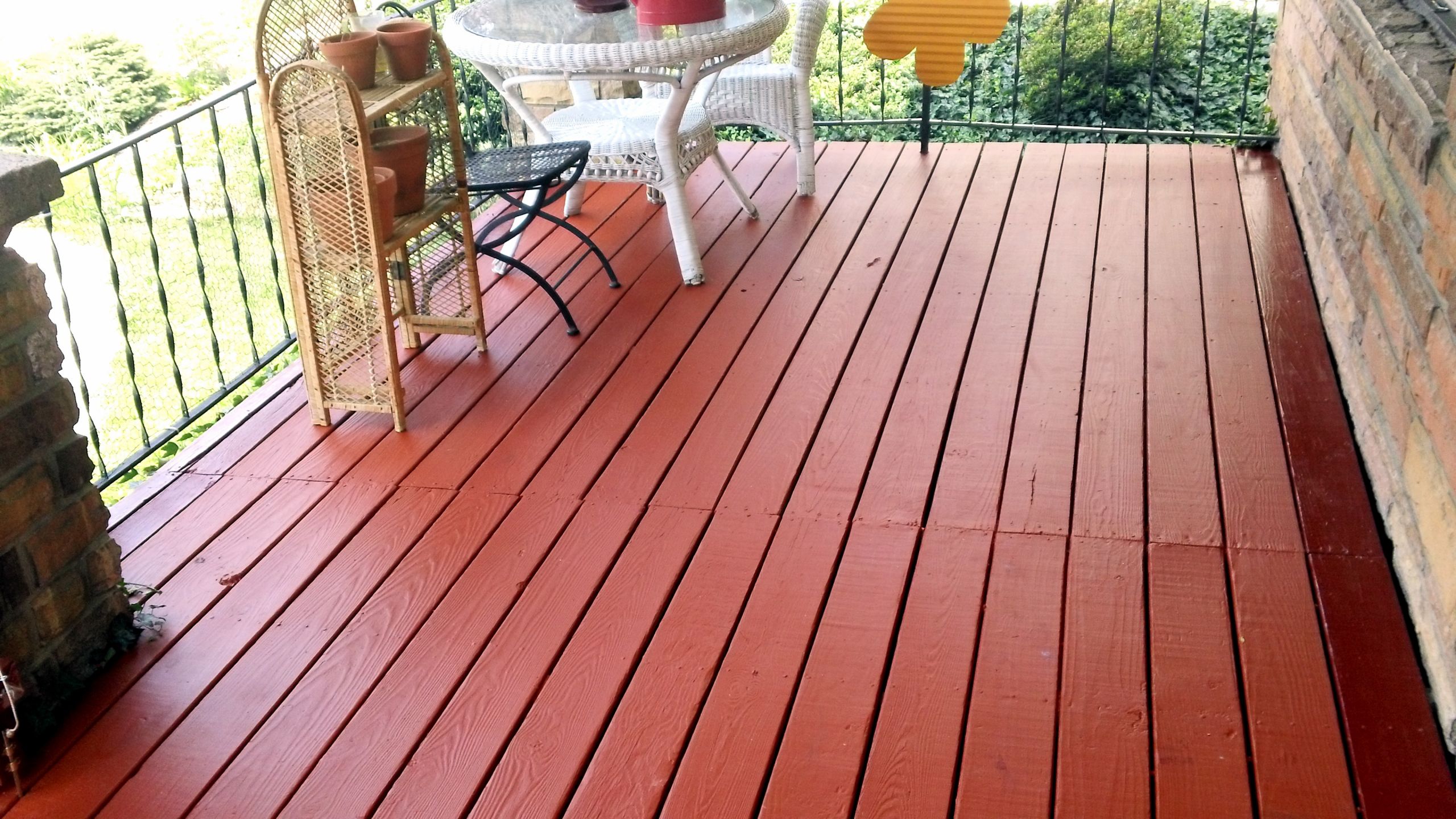Patio Deck Paint
 Curb Appeal REVEAL