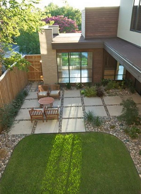 Patio Landscaping Designs
 Image of Wondrous Concrete Patio Pavers with Wooden