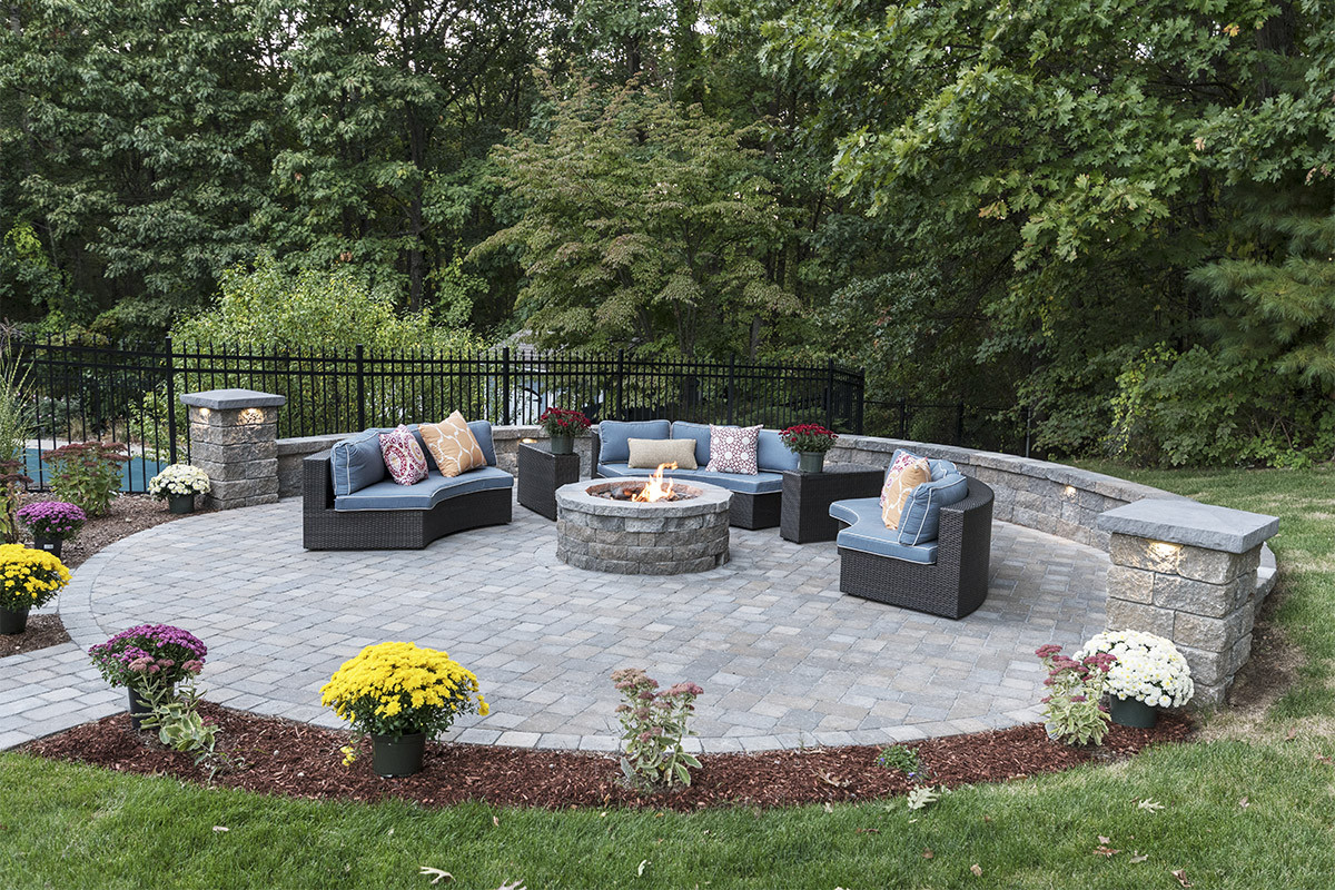 Patio Landscaping Pictures
 NH Stone Work Patios