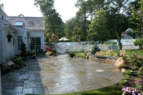 Patio Landscaping Pictures
 South Shore Bluestone Patio Landscaping Network
