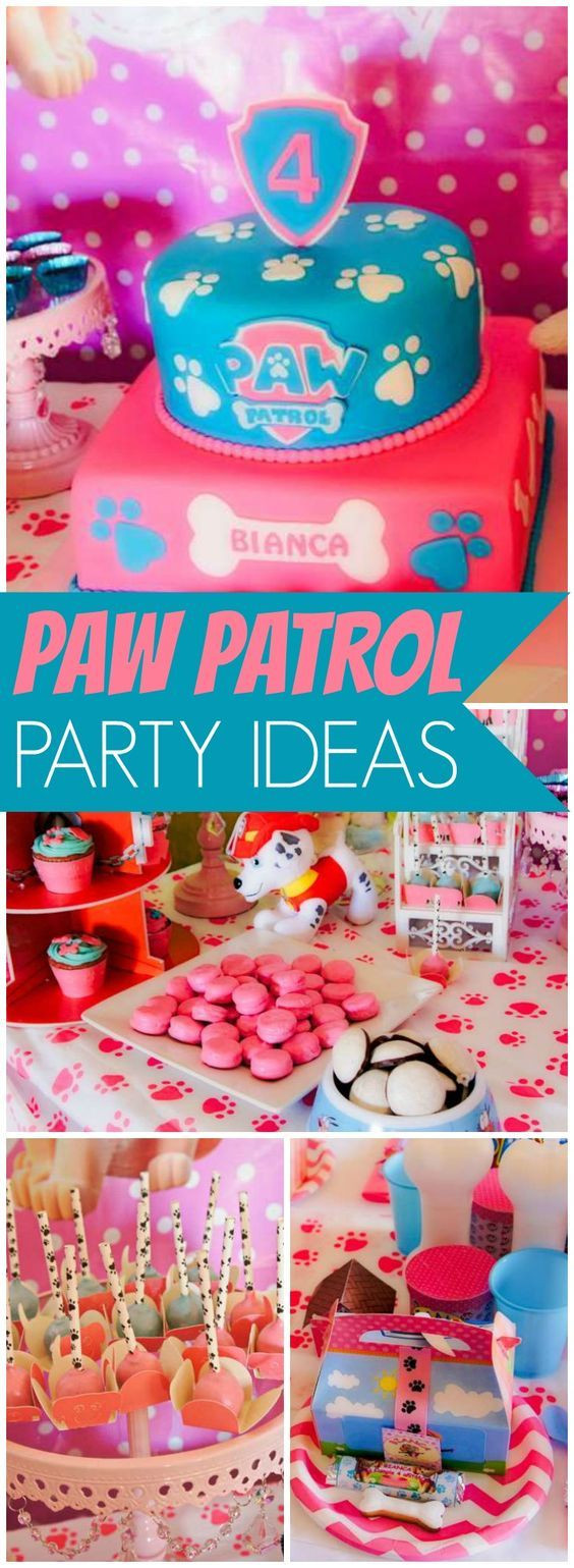 Paw Patrol 1St Birthday Party Ideas
 PAW PATROL Birthday "SKYE PAW PATROL BIRTHDAY FOR MY