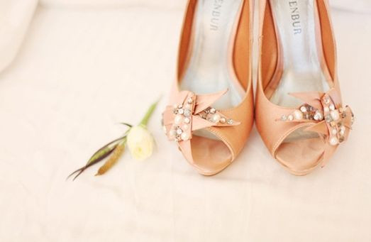 Peach Shoes For Wedding
 164 best ♥ Peach Weddings