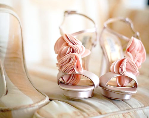 Peach Shoes For Wedding
 Peach Wedding Edmonton Wedding