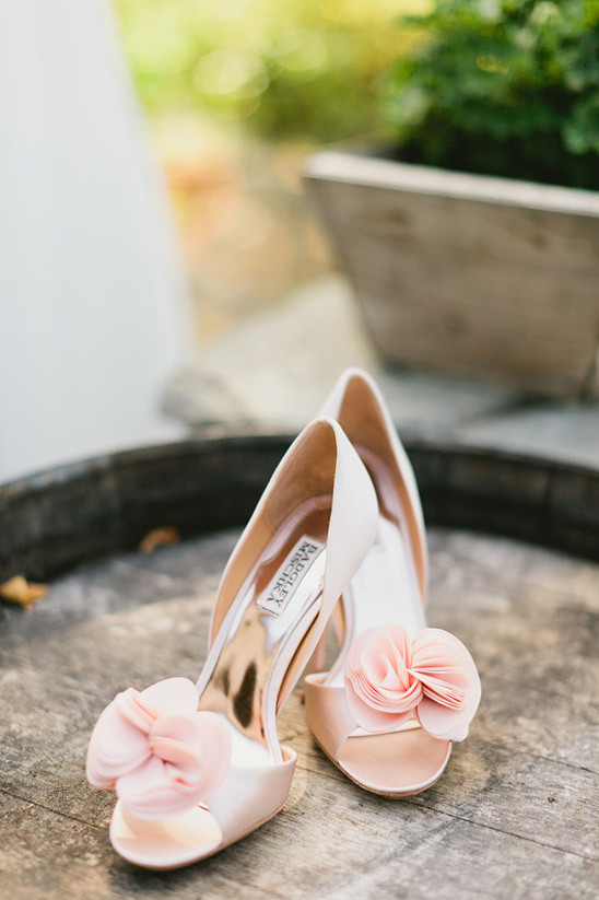 Peach Shoes For Wedding
 Blog Romantic Pink And Peach Wedding At DeLille Cellars