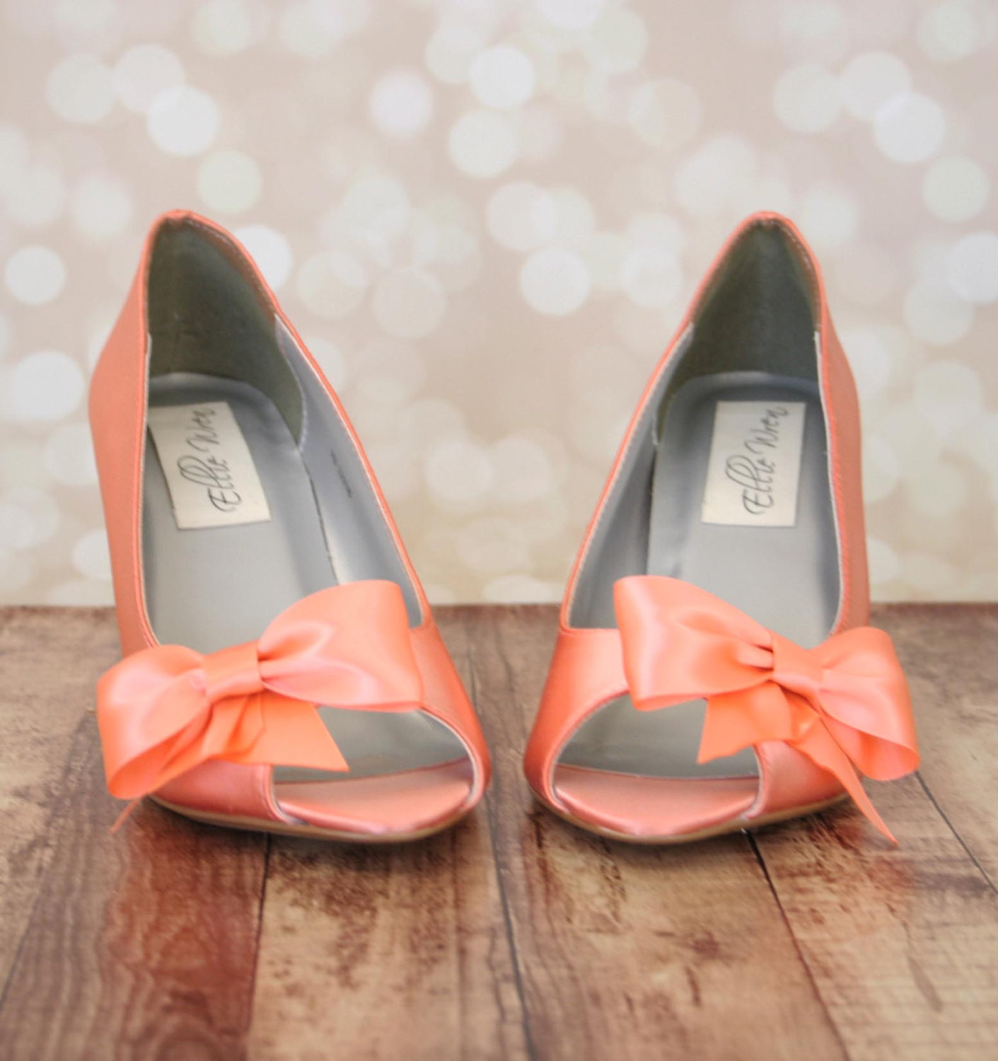 Peach Shoes For Wedding
 Peach Wedding Shoes Wedding Shoe Wedges by