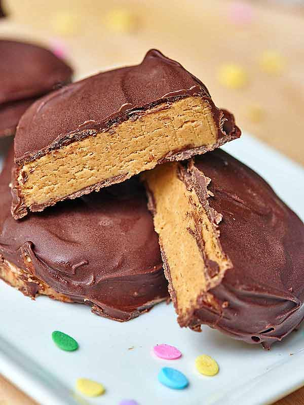 Peanut Butter Easter Egg Recipe
 Chocolate Covered Peanut Butter Eggs Reese s Copycat