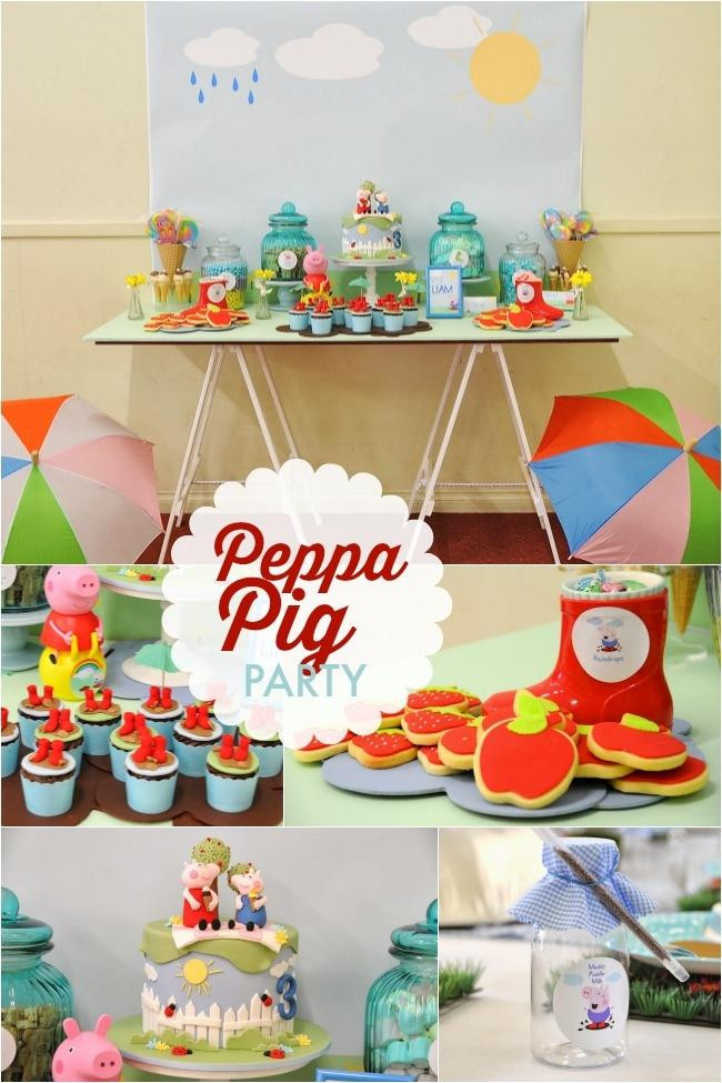 Peppa Pig Birthday Party Decorations
 Puddle Jumping Boy s Birthday Party Fun with Peppa Pig