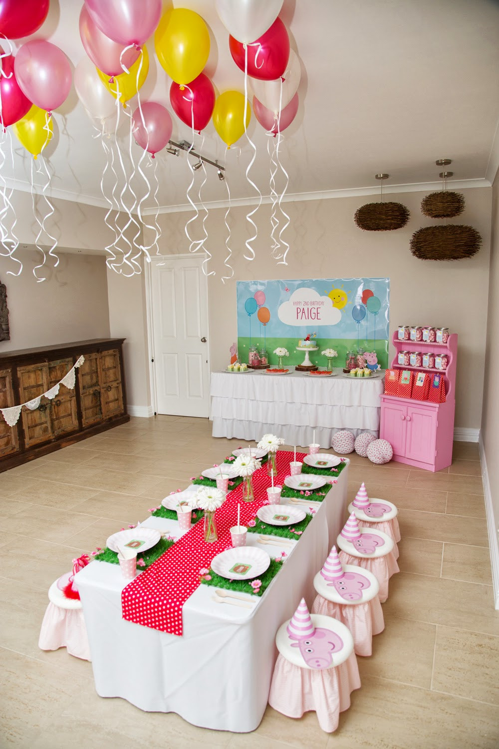 Peppa Pig Birthday Party Decorations
 Piece of Cake Paige s 2nd Birthday Peppa Pig Theme