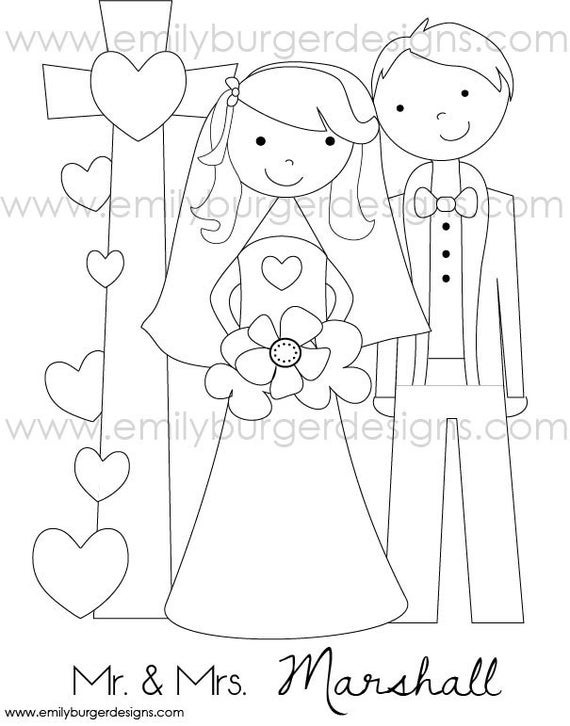 Personalized Coloring Books For Kids
 Items similar to Personalized name ds wedding