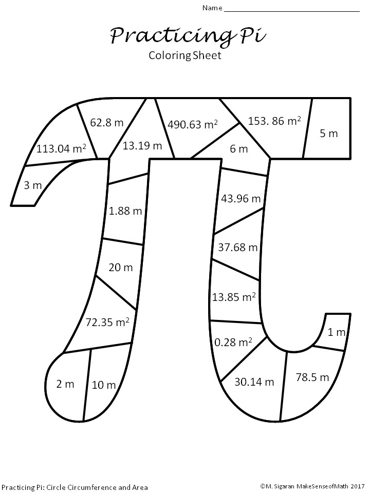 Pi Day Activities For High School Students
 Pi Day Circle Circumference and Area Middle School Math