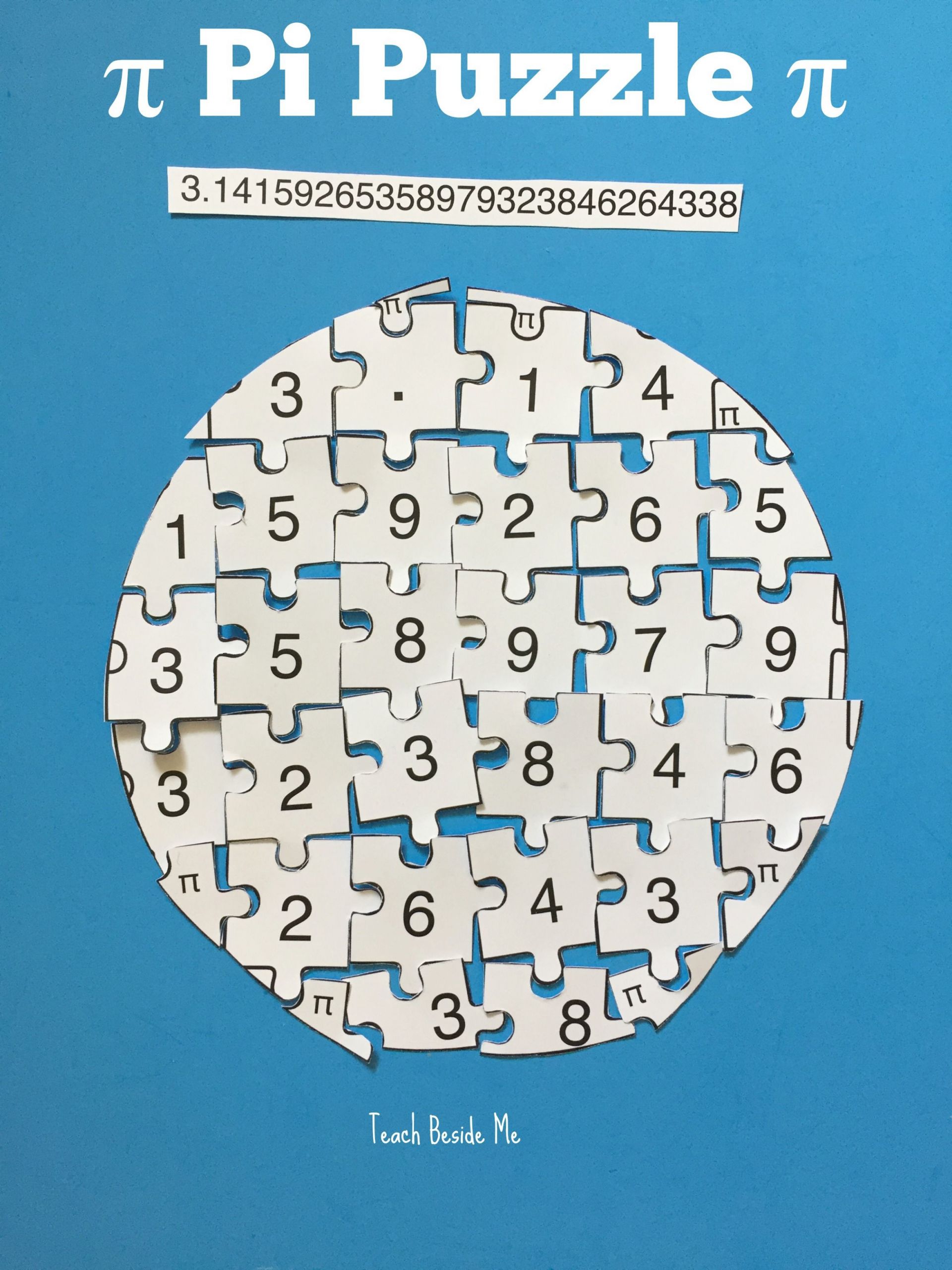 Pi Day Activities For High School Students
 Printable Pi Puzzle for Pi Day