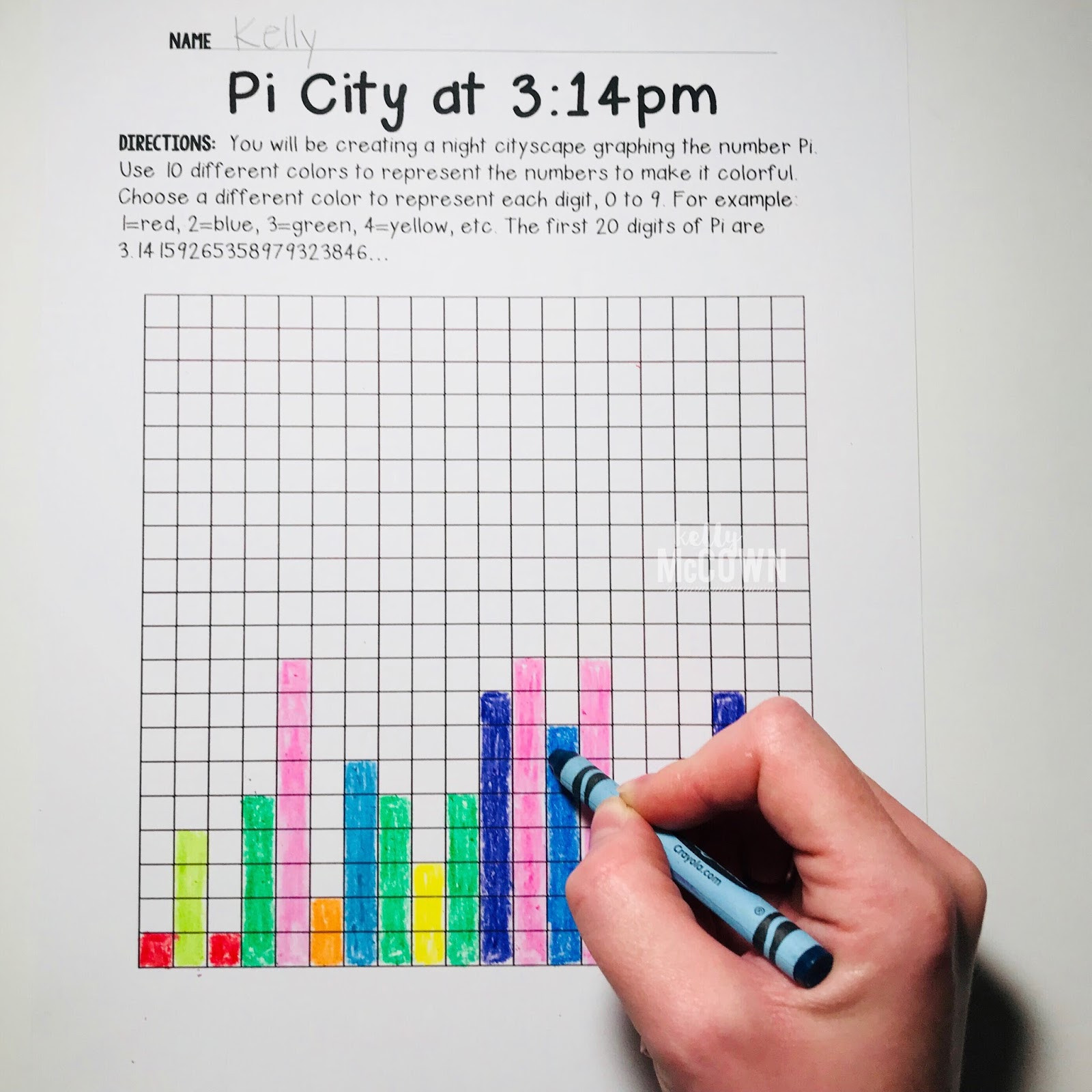 Pi Day Activities For Middle School Worksheets
 Kelly McCown Pi Day Middle School Math Activities