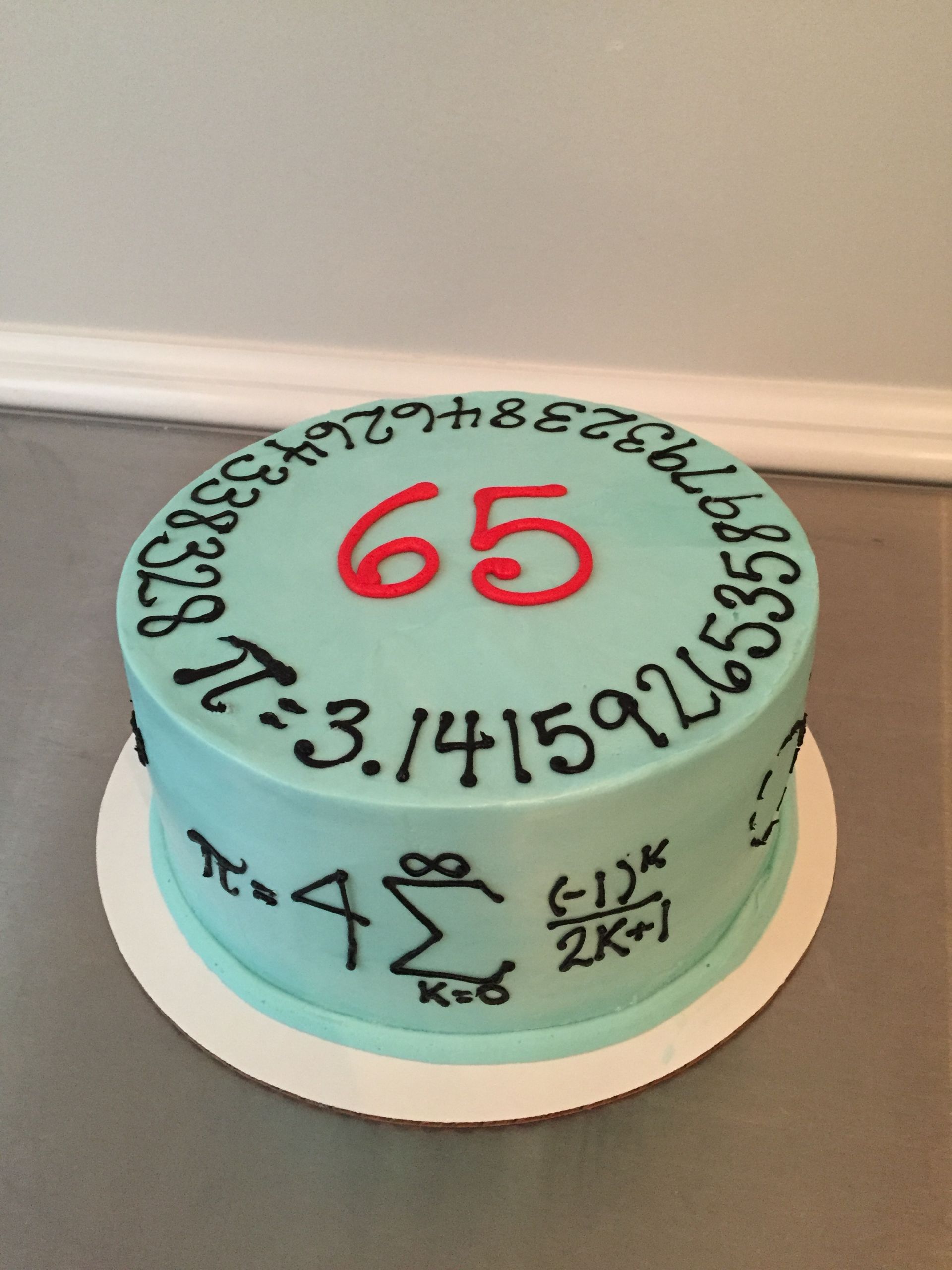 Pi Day Cake Ideas
 Math Birthday Cakes