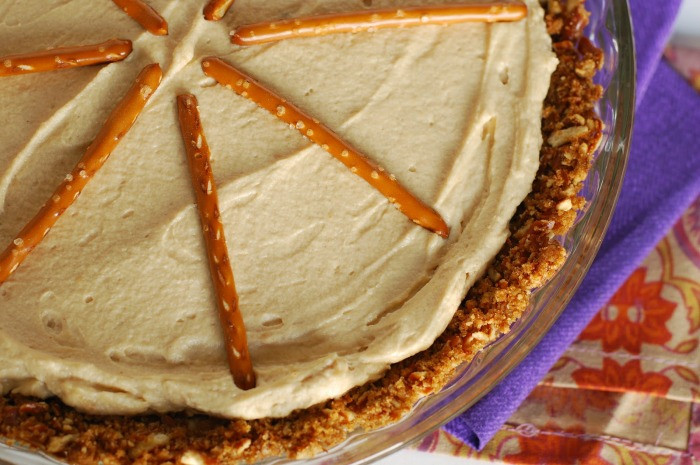 Pi Day Dinner Ideas
 Peanut Butter Pie with Pretzel Crust from Sweet and Savory