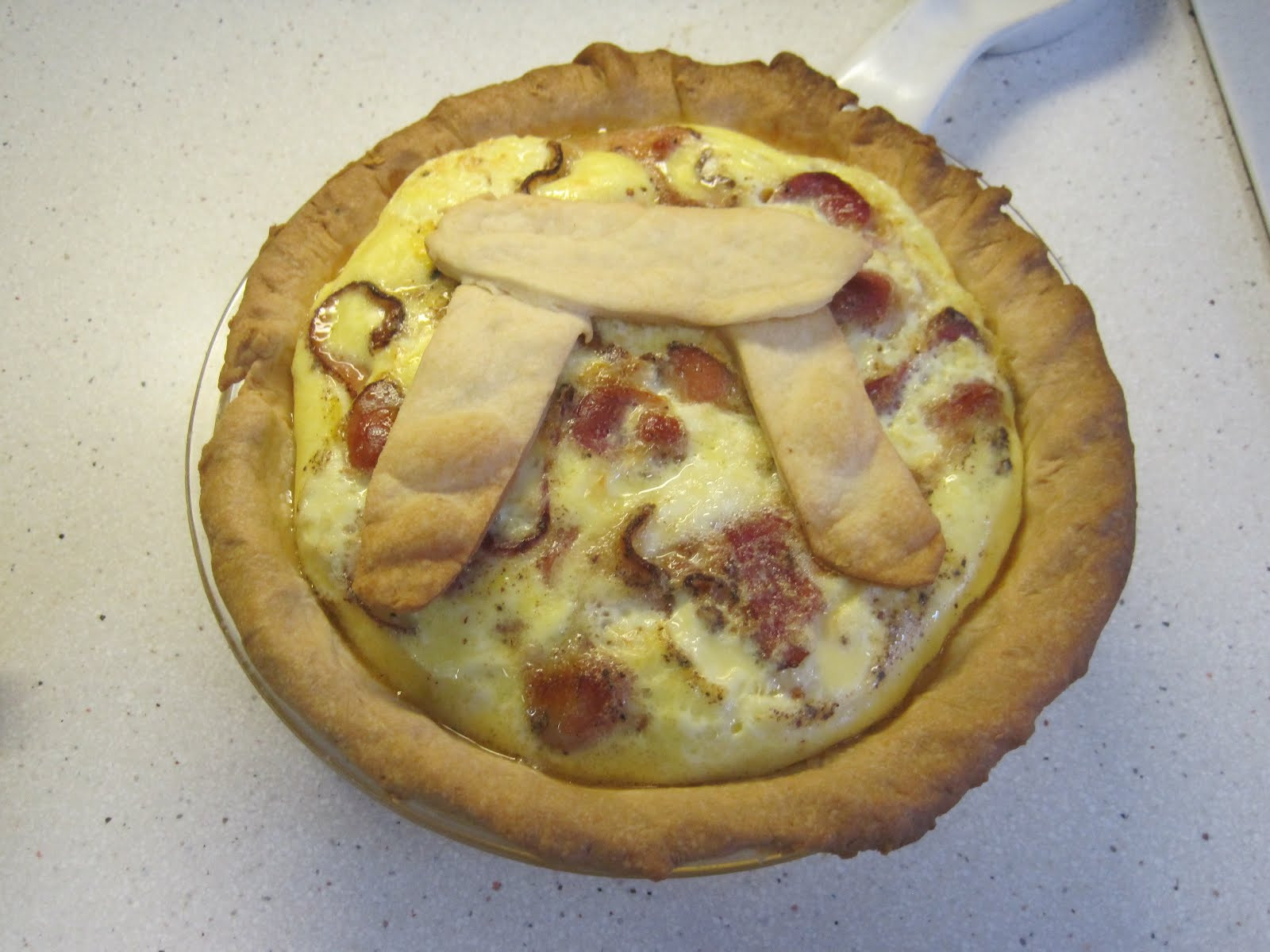Pi Day Food
 Mae s Food Blog Quiche = Pie for Pi Day