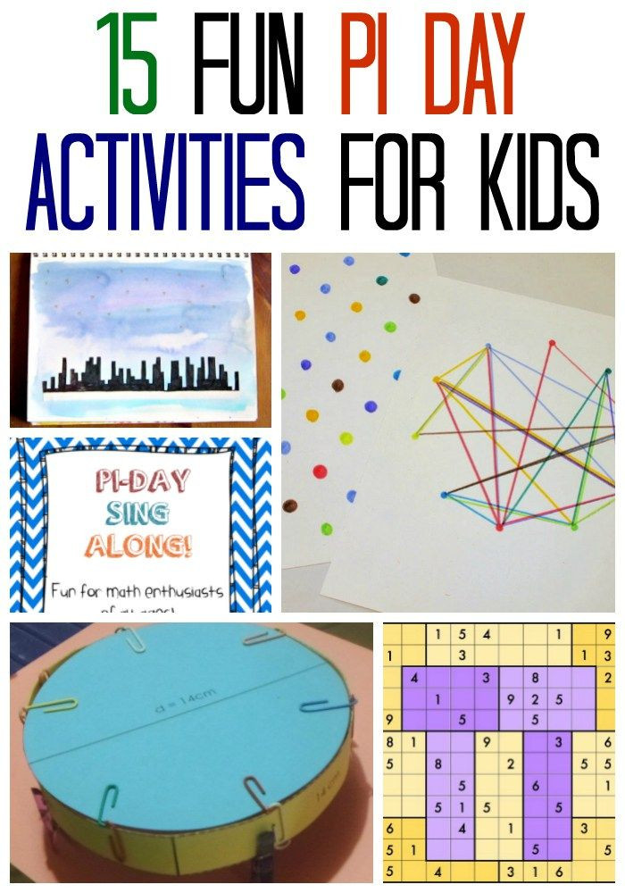 Pi Day Math Activities
 15 Fun Pi Day Activities for Kids math