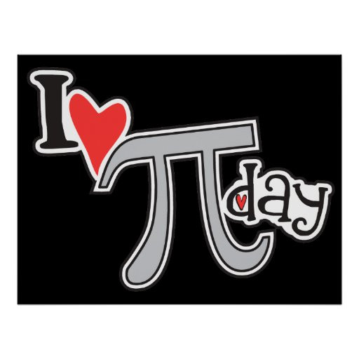 Pi Day Poster Ideas
 I heart Pi Day Posters