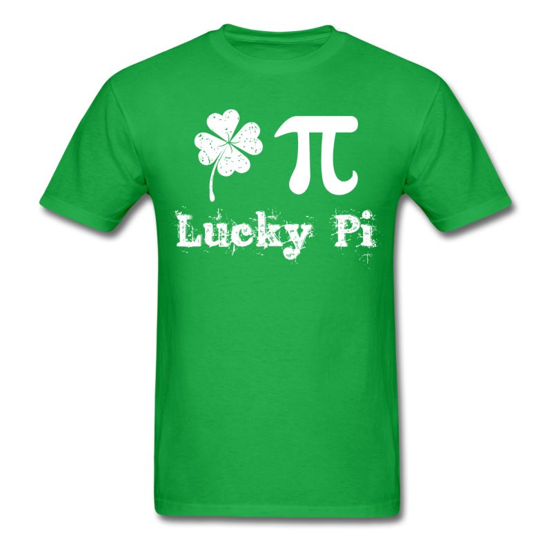 Pi Day Shirts Ideas
 celebrate st patricks day and pi day T Shirt