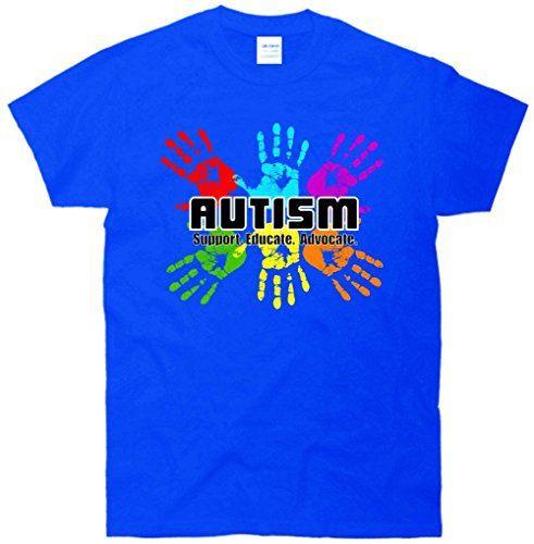 Pi Day Shirts Ideas
 Support Educate Advocate Autism Handprint T Shirt
