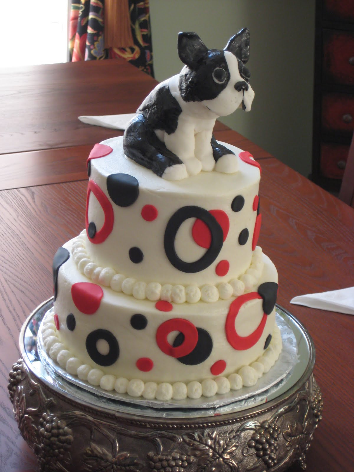 Pictures Of Happy Birthday Cakes
 f THe lOvE oF CakE Brothers Boston Terrier Birthday Cake