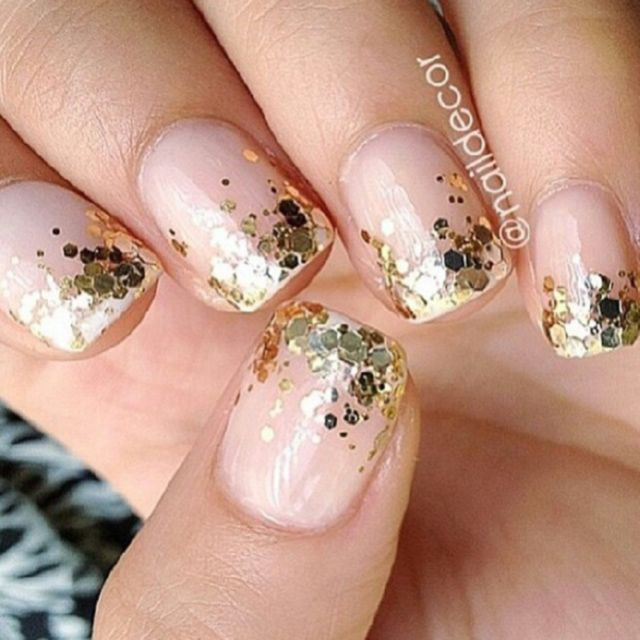 Pink And Gold Glitter Nails
 Blog Archives Rebecca Anderton