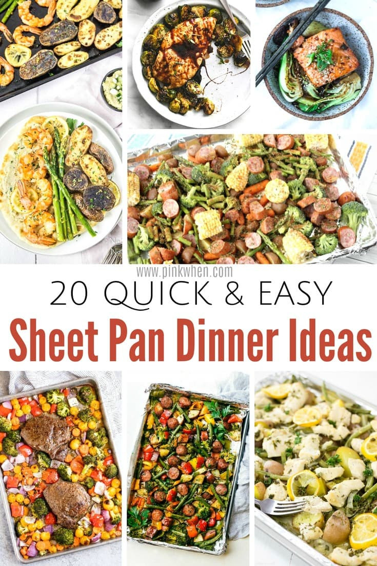 Pinterest Dinner Ideas
 22 Sheet Pan Dinner Ideas PinkWhen