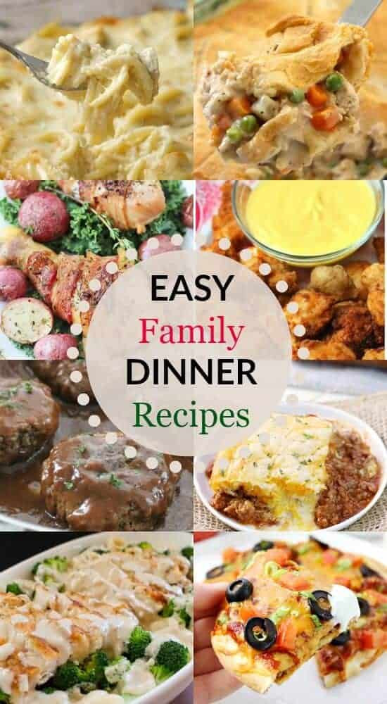 Pinterest Dinner Ideas
 Easy Family Dinner Recipes