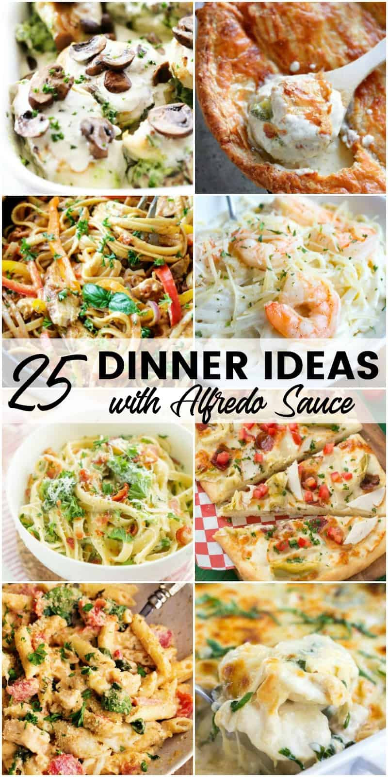 Pinterest Dinner Ideas
 25 Dinner Ideas with Alfredo Sauce • Bread Booze Bacon