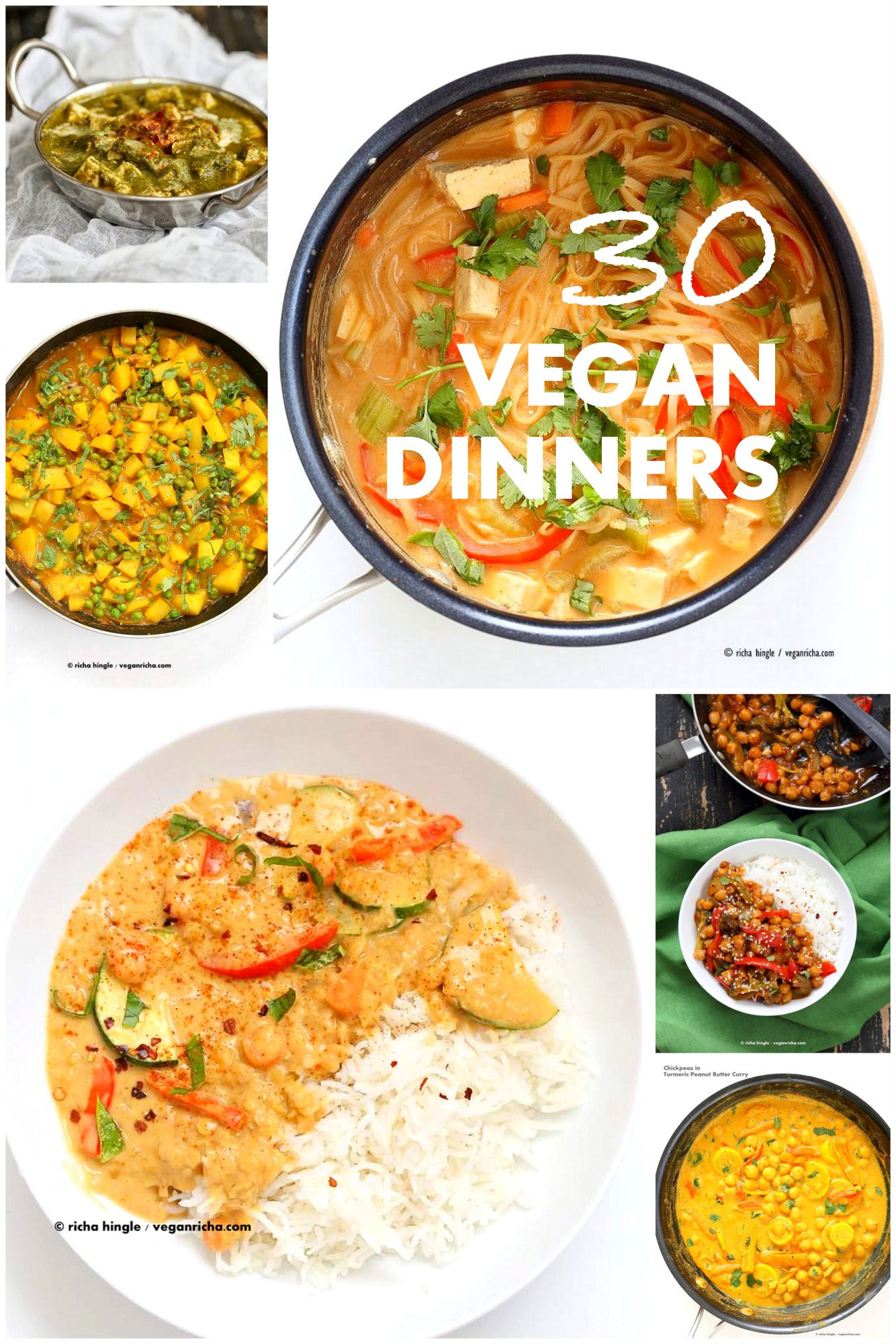 Pinterest Vegan Recipes
 30 Easy Vegan Dinner Recipes Vegan Richa