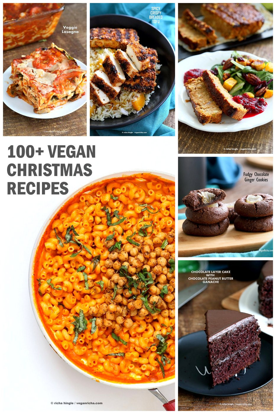 Pinterest Vegan Recipes
 100 Vegan Christmas Recipes Glutenfree options Vegan Richa