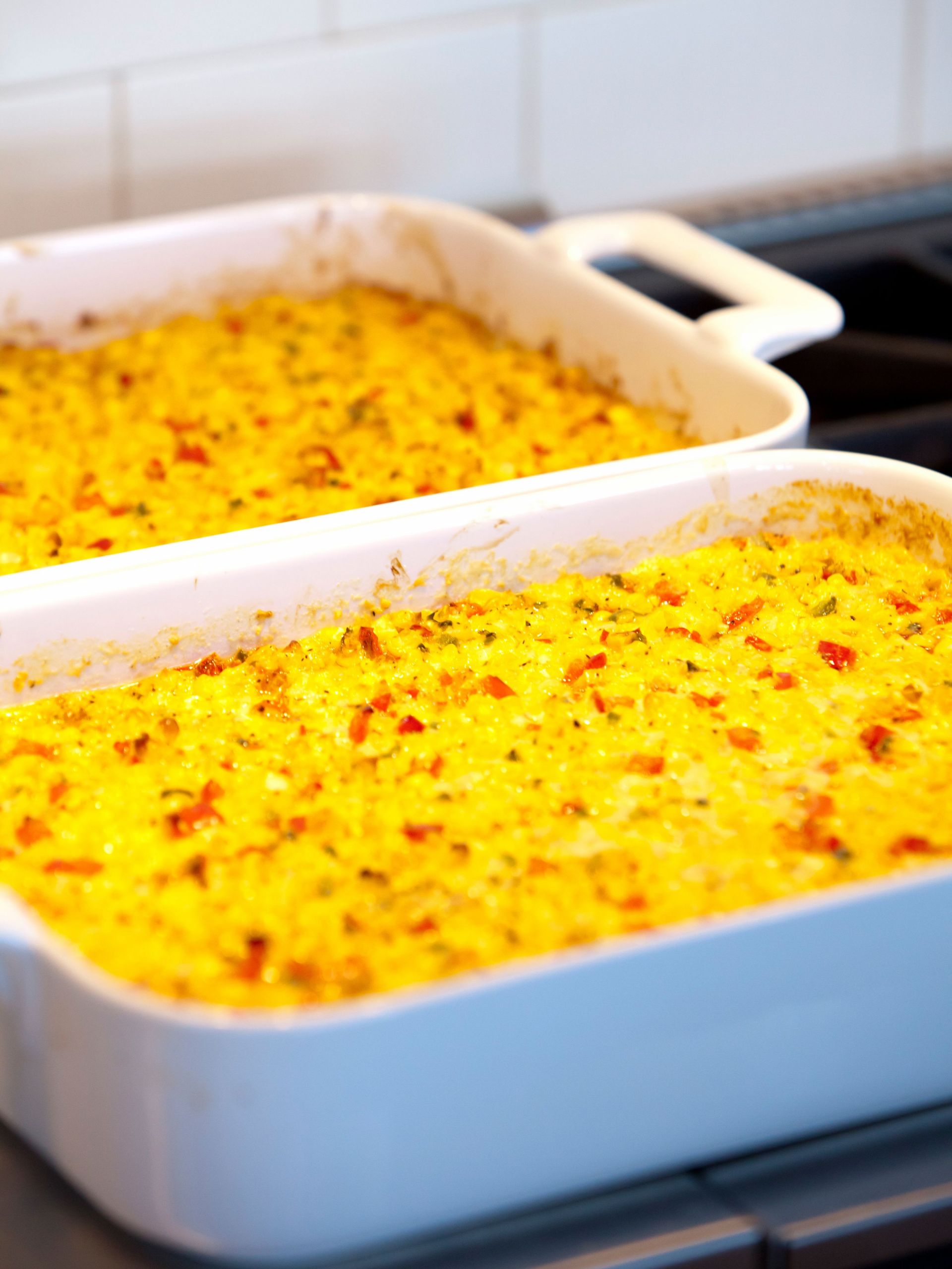 Pioneer Woman Corn Casserole
 Fresh Corn Casserole with Red Bell Peppers and Jalapenos