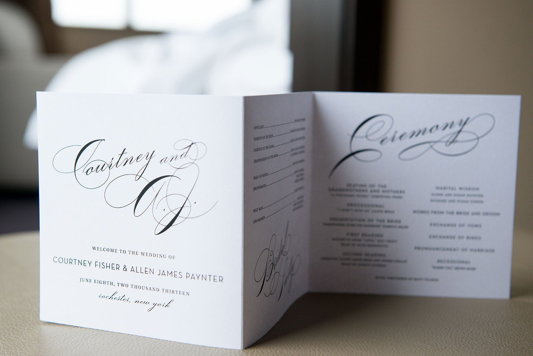 Plain Wedding Invitations
 Simple Wedding Invitation Package with Tammy Swales