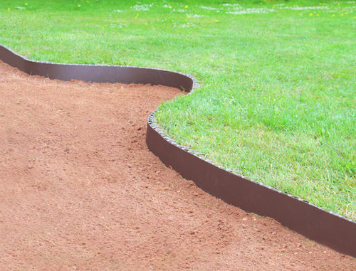 Plastic Landscape Edging
 Smartedge Easy Lawn Edging Brown Border Fence Garden Neat