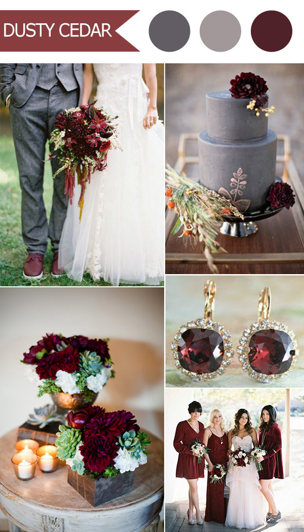 Popular Fall Wedding Colors
 Top 10 Fall Wedding Color Ideas for 2016 Released by