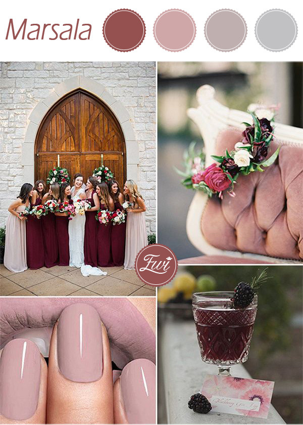 Popular Fall Wedding Colors
 Top 10 Most Popular Wedding Color Schemes