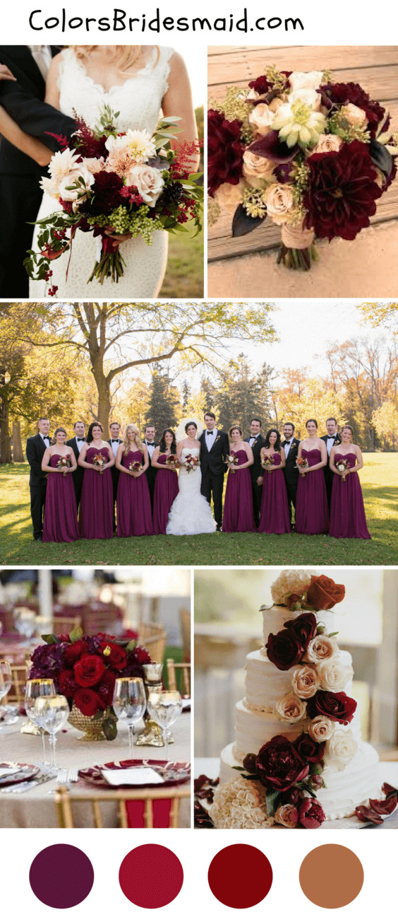 Popular Fall Wedding Colors
 8 popular fall wedding color palettes for 2018 2
