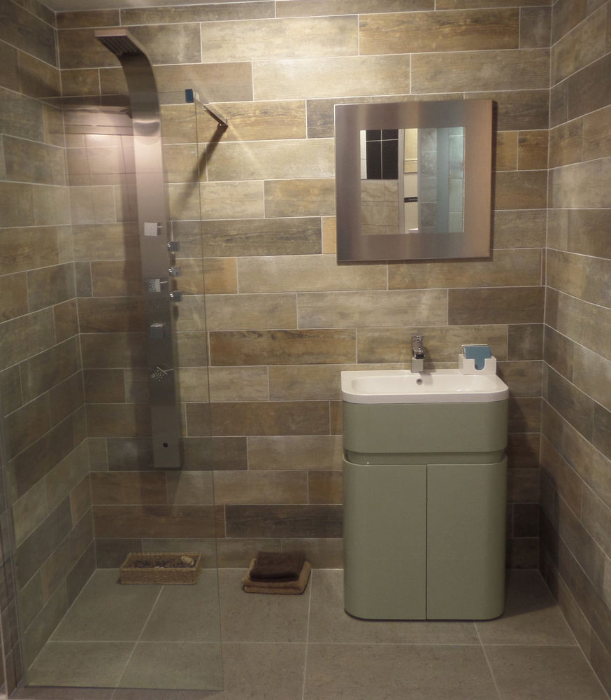 Porcelain Wall Tiles Bathroom
 Añejo Mix Wood Effect Floor or Wall Tiles 15x60cm Vintage
