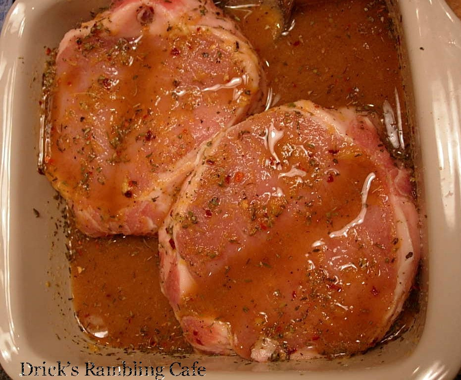 Pork Loin Chops In Oven
 Oven Roasted BBQ Pork Loin Chops Drick s Rambling Cafe