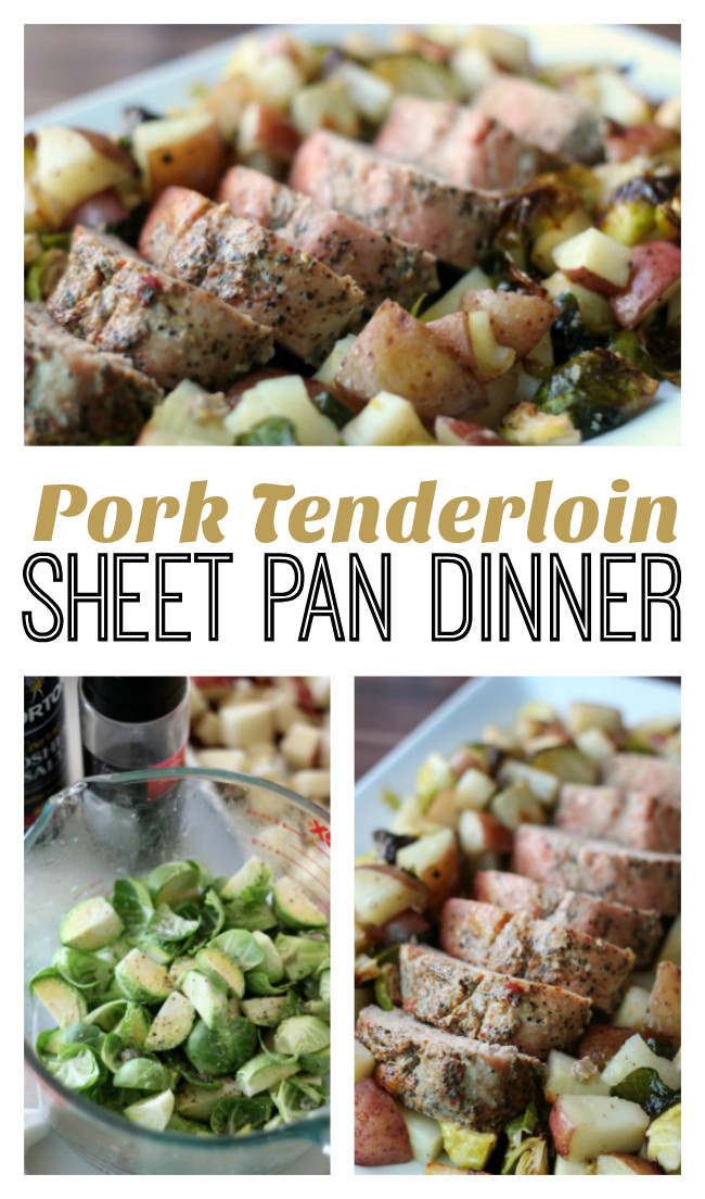 Pork Sheet Pan Dinners
 Pork Tenderloin Sheet Pan Dinner