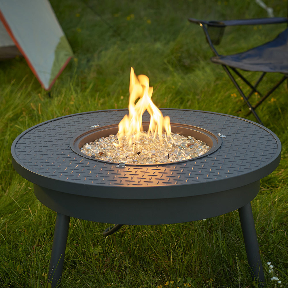 Portable Gas Firepit
 Renegade 32 Inch Portable Gas Fire Pit Table