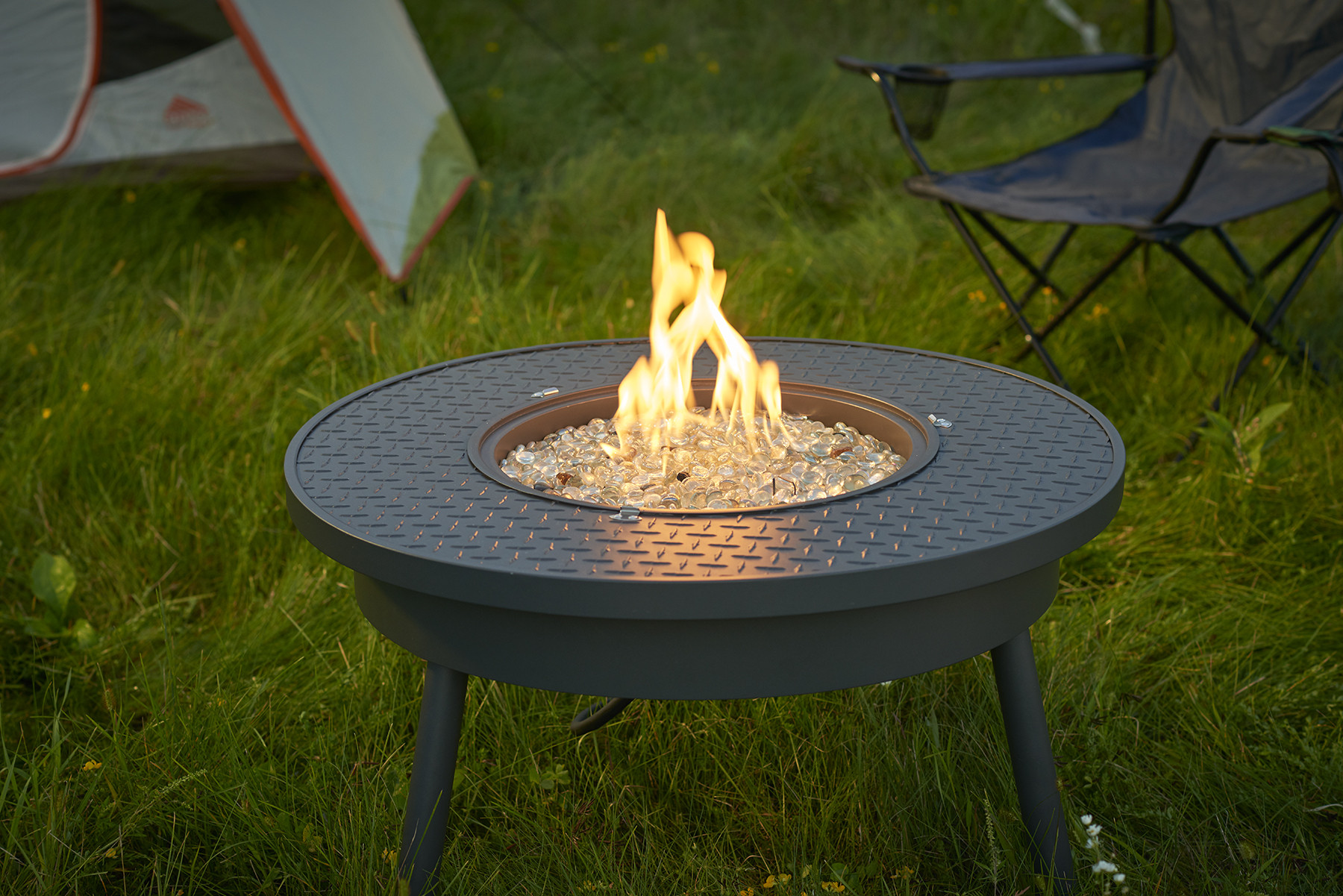 Portable Gas Firepit
 New Portable Gas Fire Pit from The Outdoor GreatRoom pany