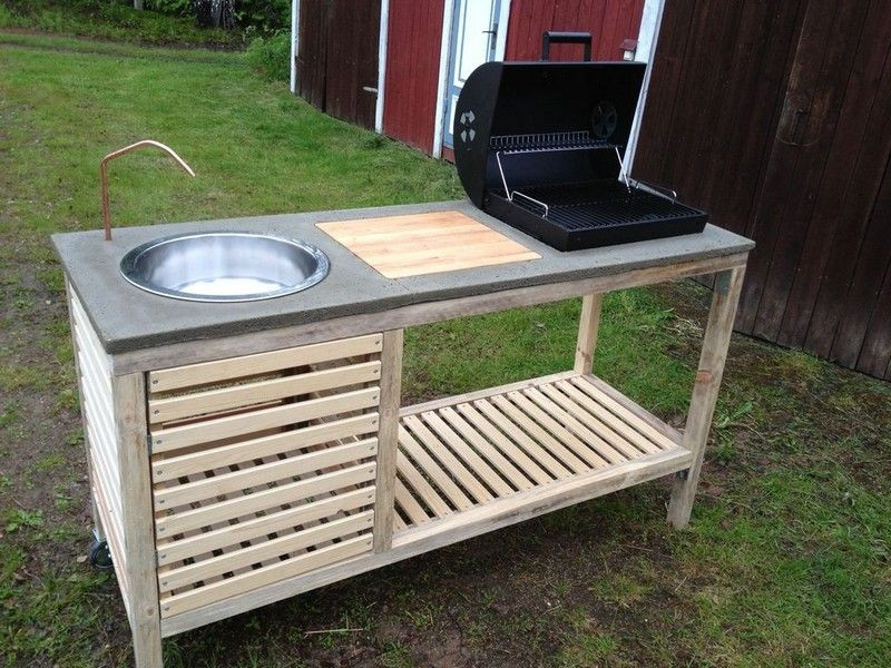 Portable Outdoor Kitchen
 Amazing DIY Idea To Make Your Own Portable Outdoor Kitchen