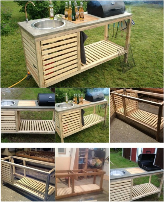 Portable Outdoor Kitchen
 15 Amazing DIY Outdoor Kitchen Plans You Can Build A